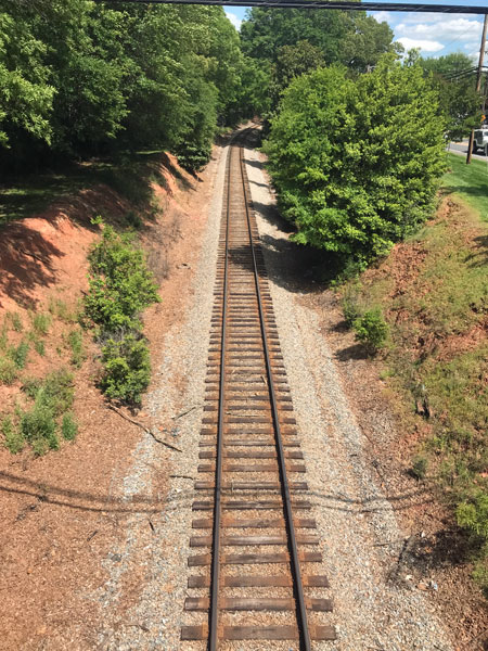 railroad track in Waxhaw NC